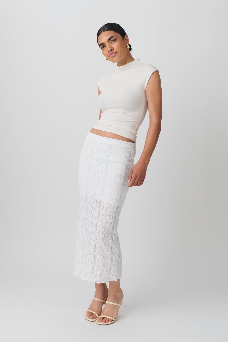 Lace skirt - Blanc cassé
