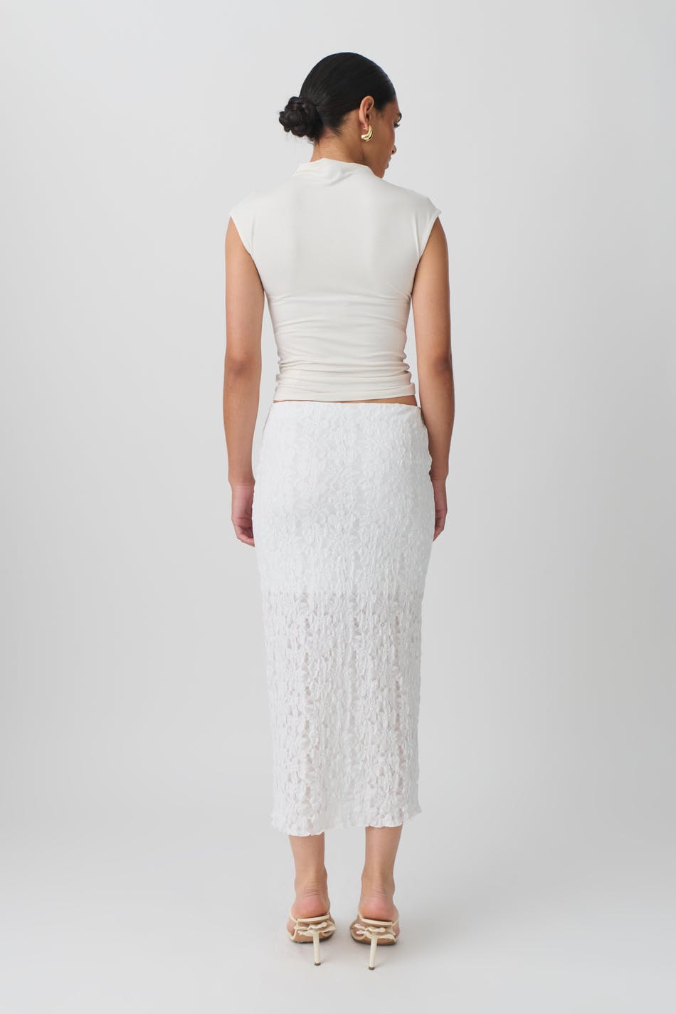 Lace skirt - Blanc cassé