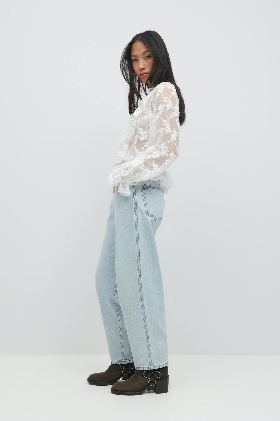 Barrel jeans - Bleu clair