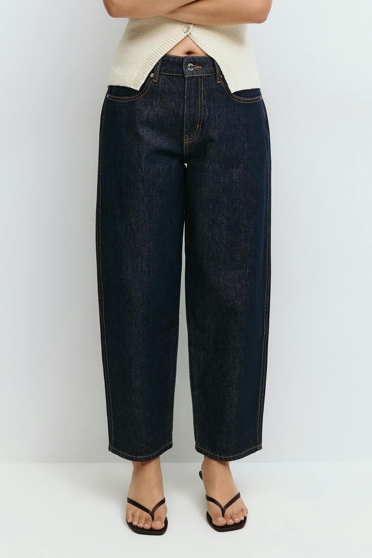 Barrel jeans - Offblack