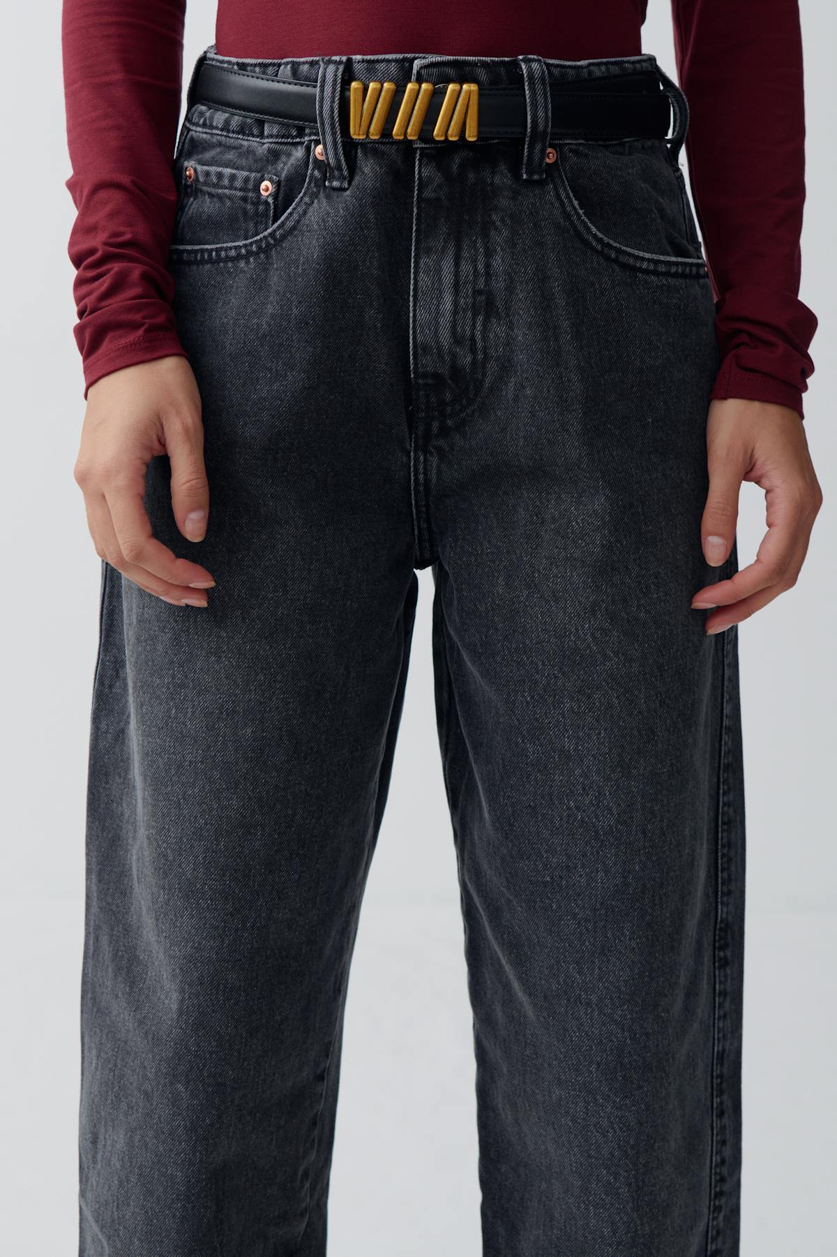 Barrel jeans - Bleu clair