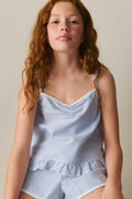 y cotton pj singlet - Pink stripe