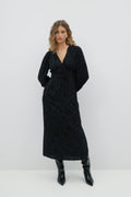 long sleeve dress - Noir