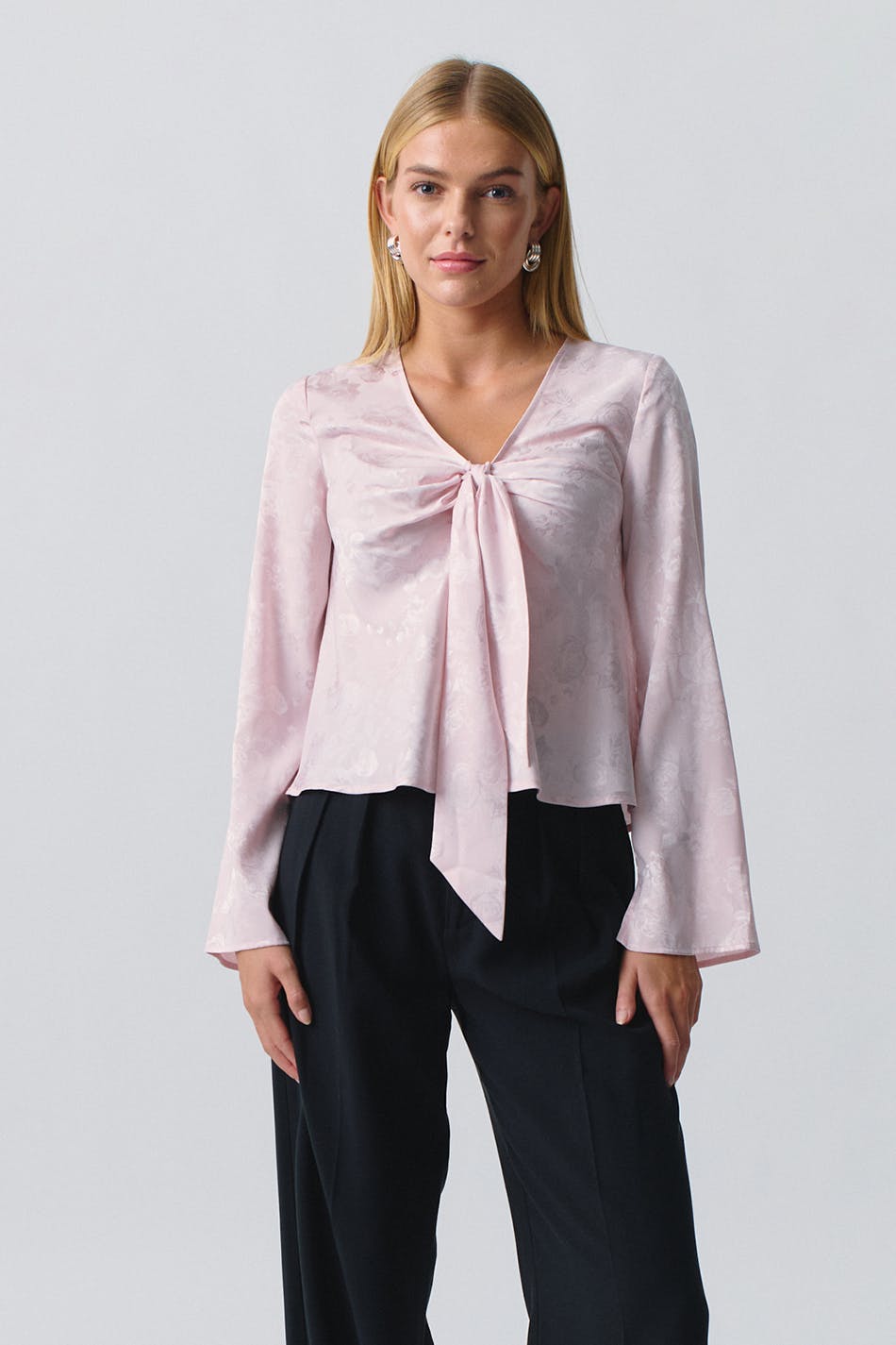 Twisted blouse - Noir