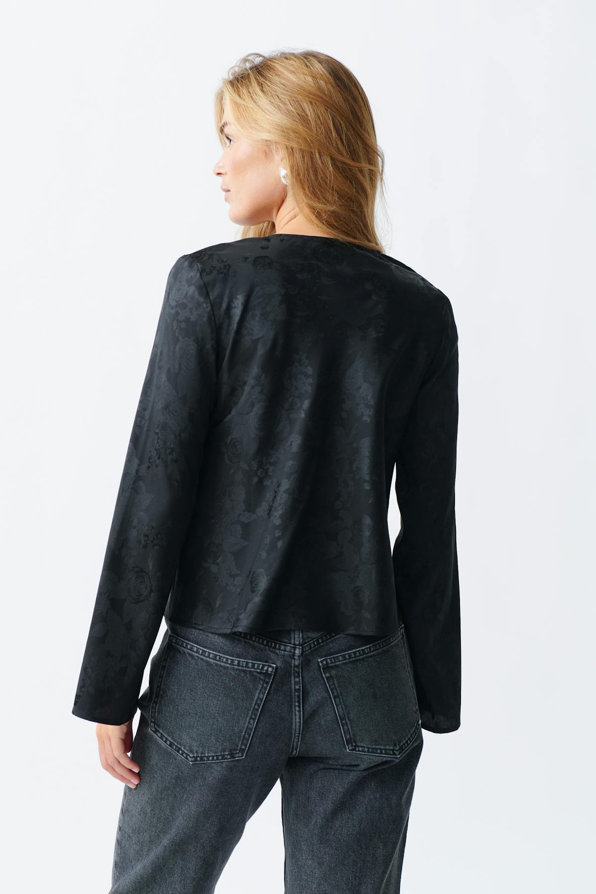 Twisted blouse - Noir