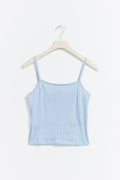 Soft pyjamas top - Blue/white str