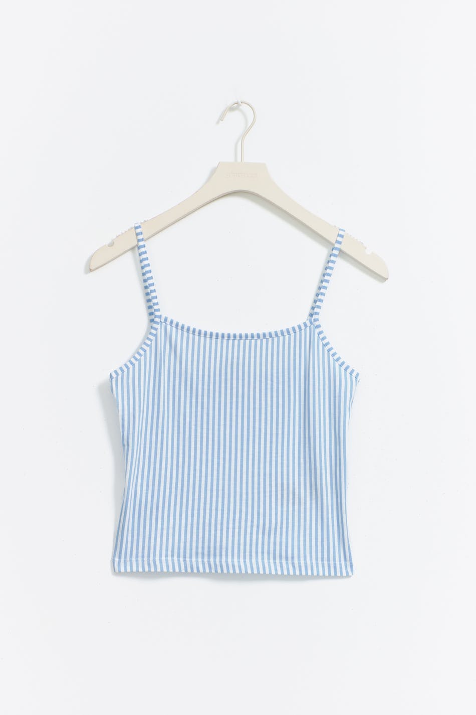 Soft pyjamas top - Blue/white str