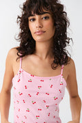 Soft pyjamas top - Pink heart aop