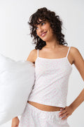 Soft pyjamas top - Blue/white str