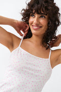 Soft pyjamas top - Pink heart aop