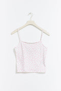 Soft pyjamas top - Pink heart aop