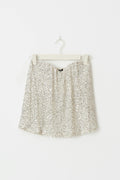 Strapless sequin top - Blanc cassé