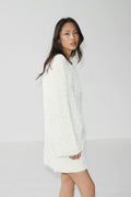 Loose sequin mini dress - Rose