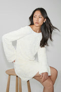 Loose sequin mini dress - Rose