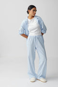 flannel pyjamas trousers - Blue/stripe