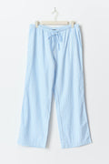 flannel pyjamas trousers - Blue stripe