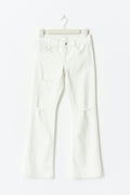 chunky low flare jeans - Gris clair