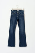 chunky low flare jeans - Bleu clair