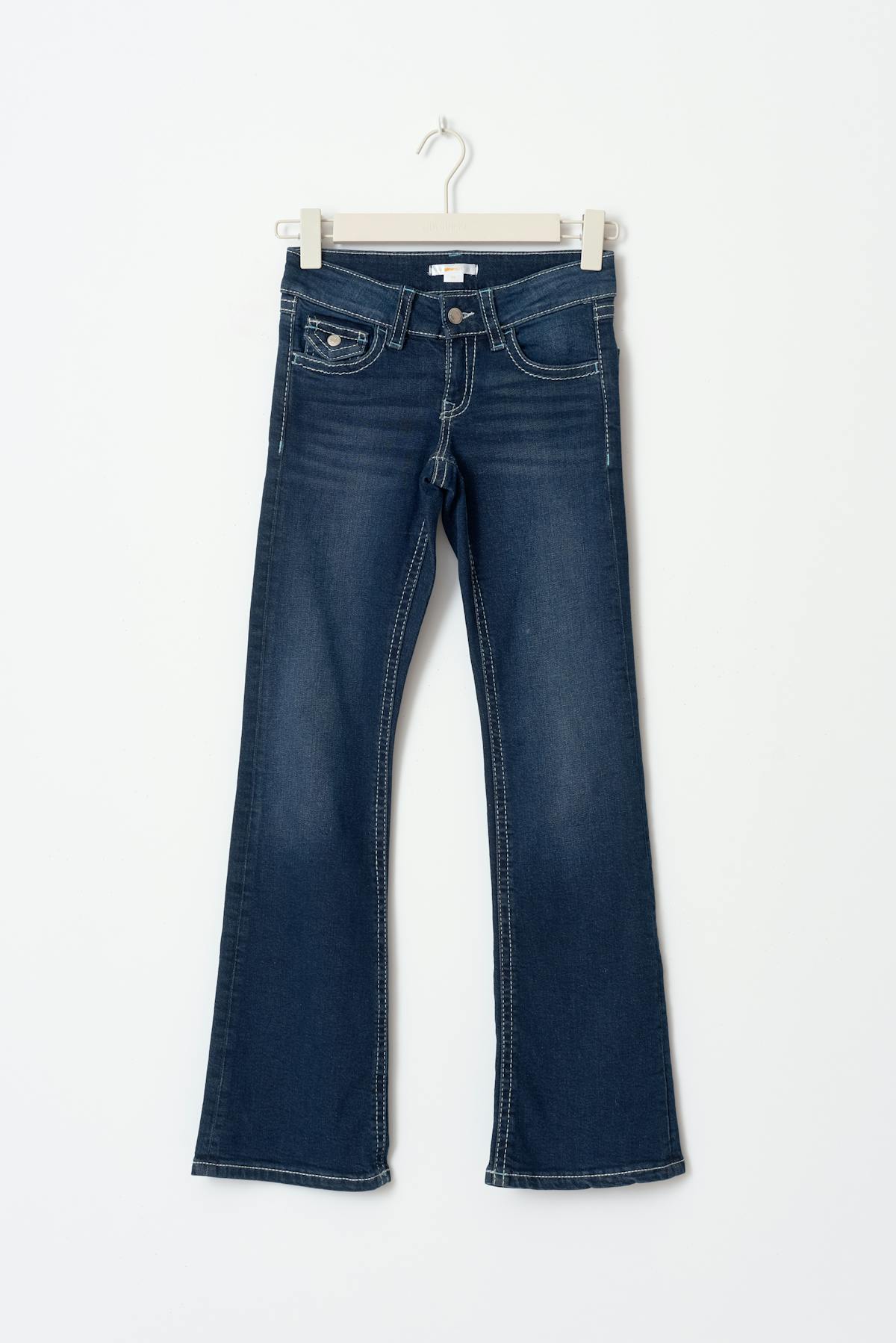 chunky low flare jeans - Bleu clair