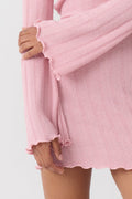 Open back dress - Pink nectar