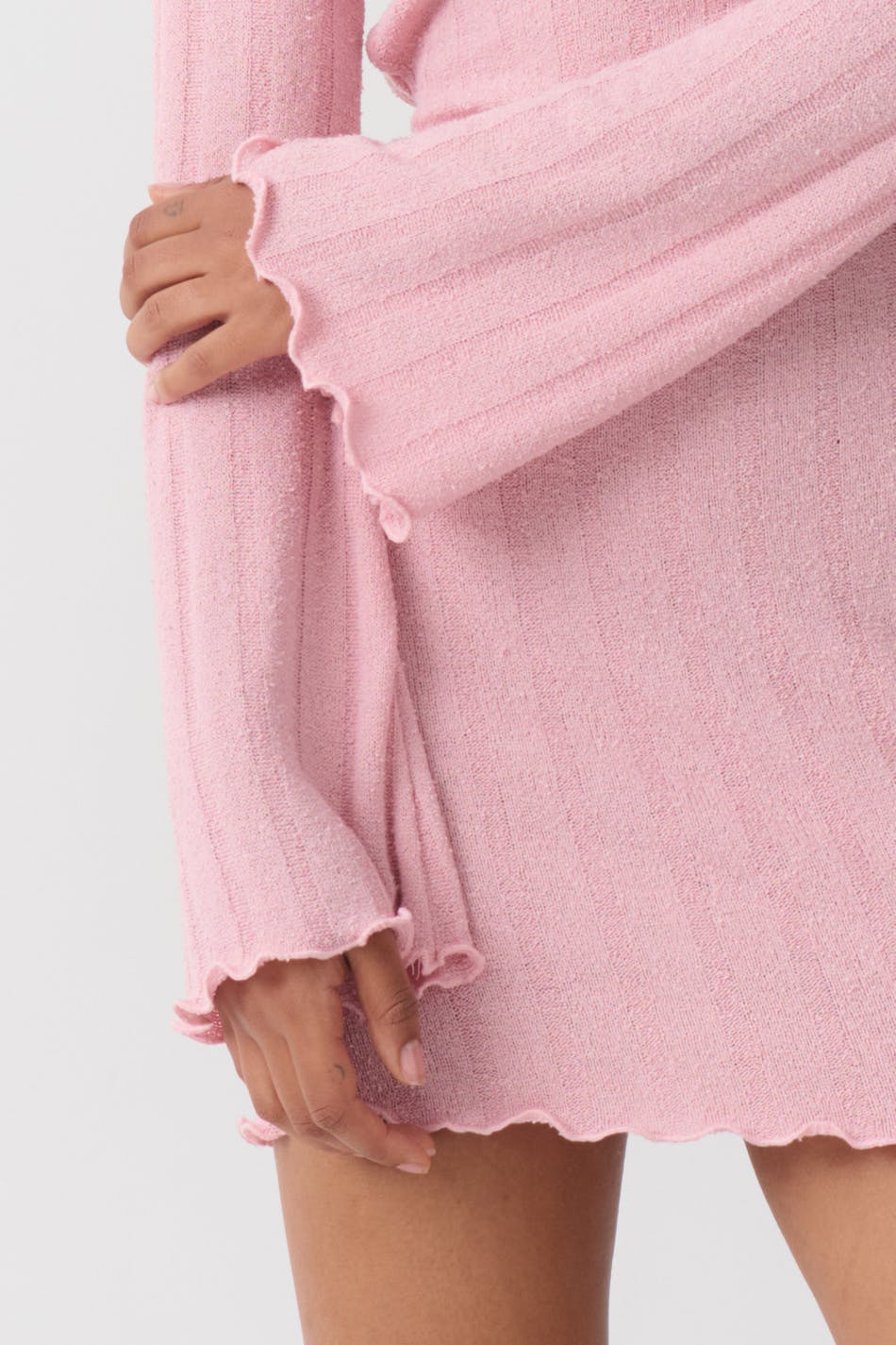 Open back dress - Pink nectar