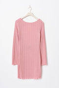 Open back dress - Pink nectar