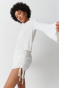 Drawstring skirt - Pink nectar