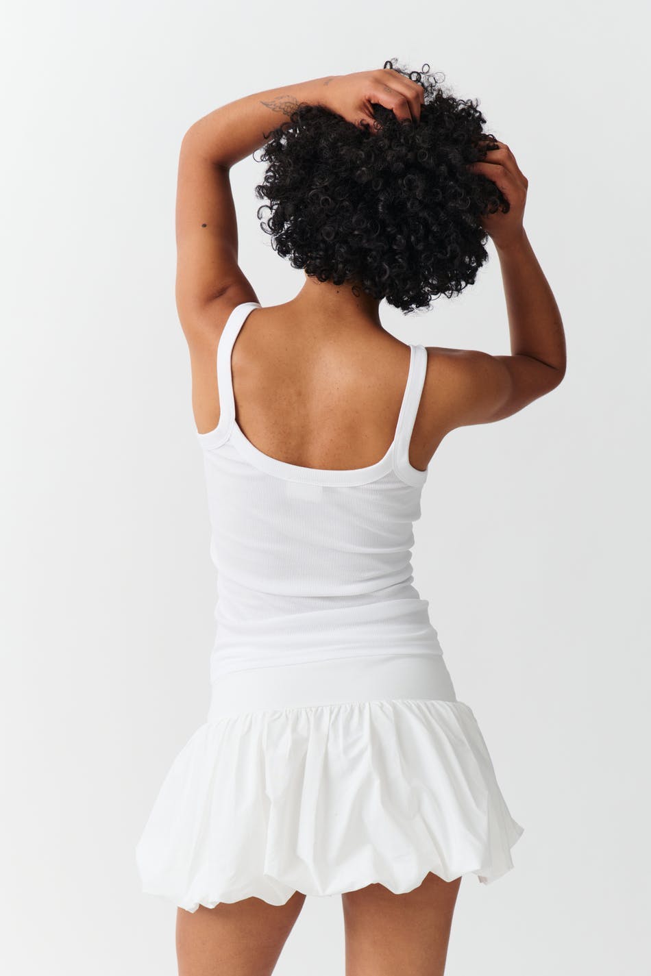Balloon skirt - Blanc cassé