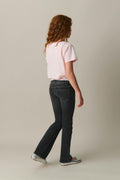 Front pocket bootcut jeans - Mid grey