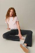 Front pocket bootcut jeans - Bleu foncé