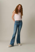 mid bootcut jeans - Noir
