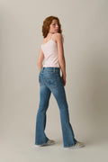mid bootcut jeans - Noir