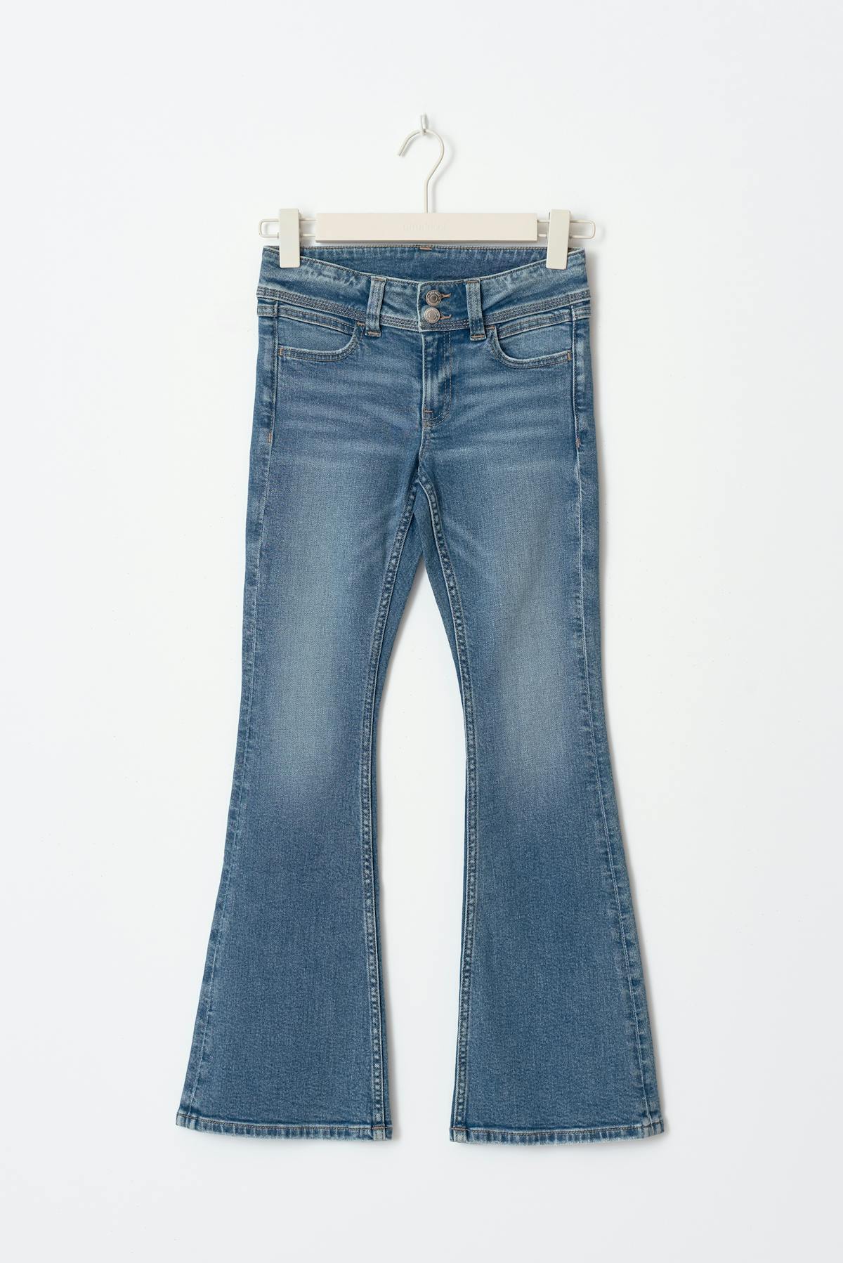 mid bootcut jeans - Mid blue