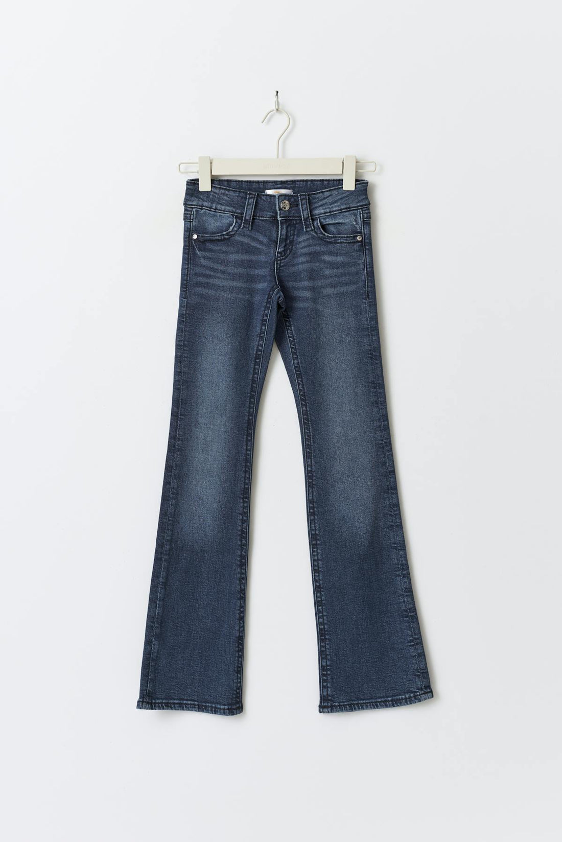 boot embroidery tall jeans - Gris