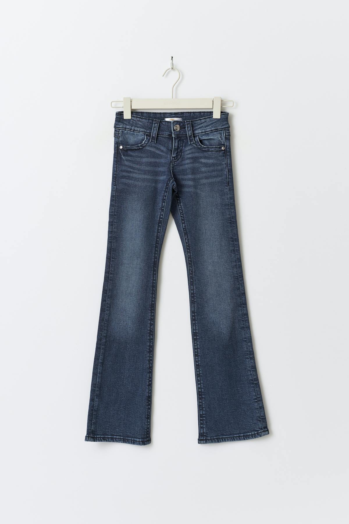 boot embroidery tall jeans - Gris