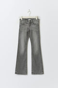 boot embroidery tall jeans - Gris