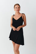 Asymmetric dress - Noir