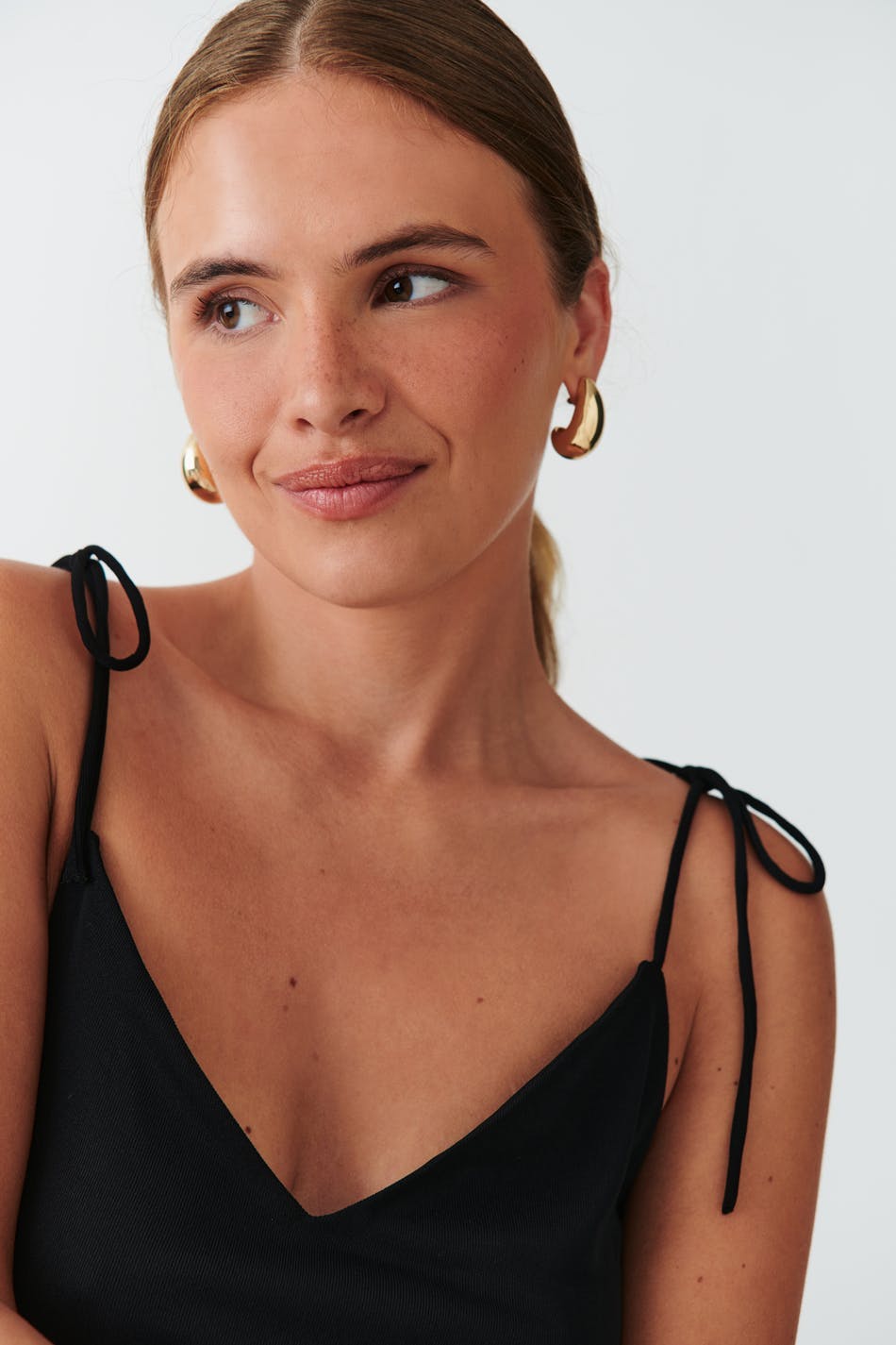 Asymmetric dress - Noir