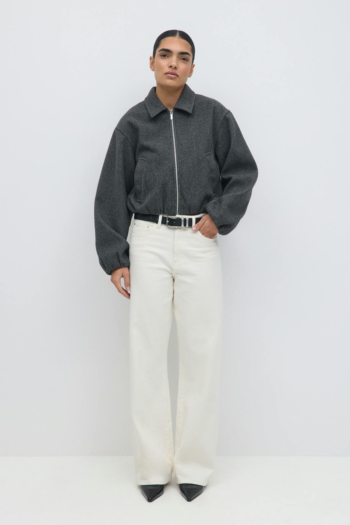 short felt jacket - Falcon