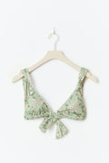 Wide strap bikini top - Leo