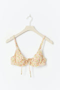 Bikini wire bra - Ditsy flower