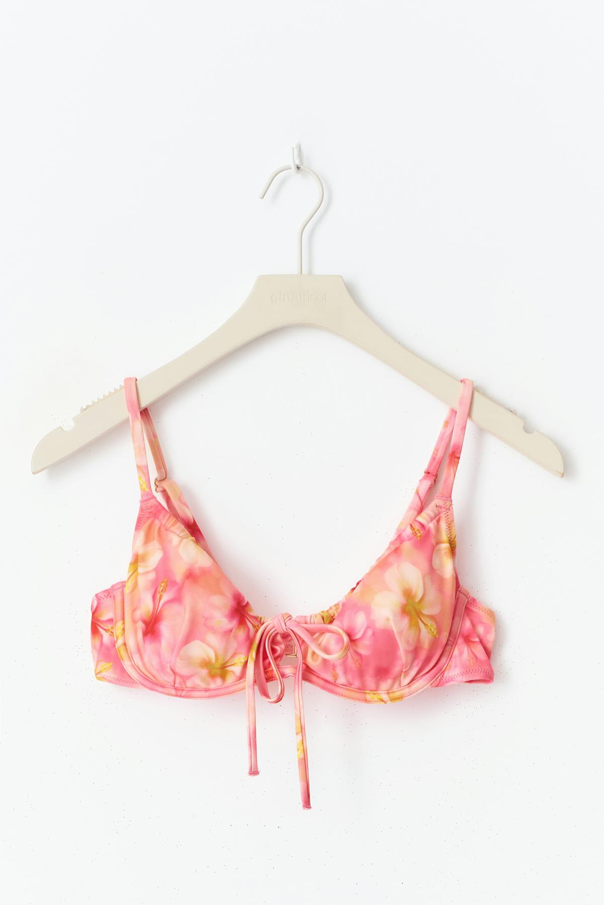 Bikini wire bra - Hibiscus