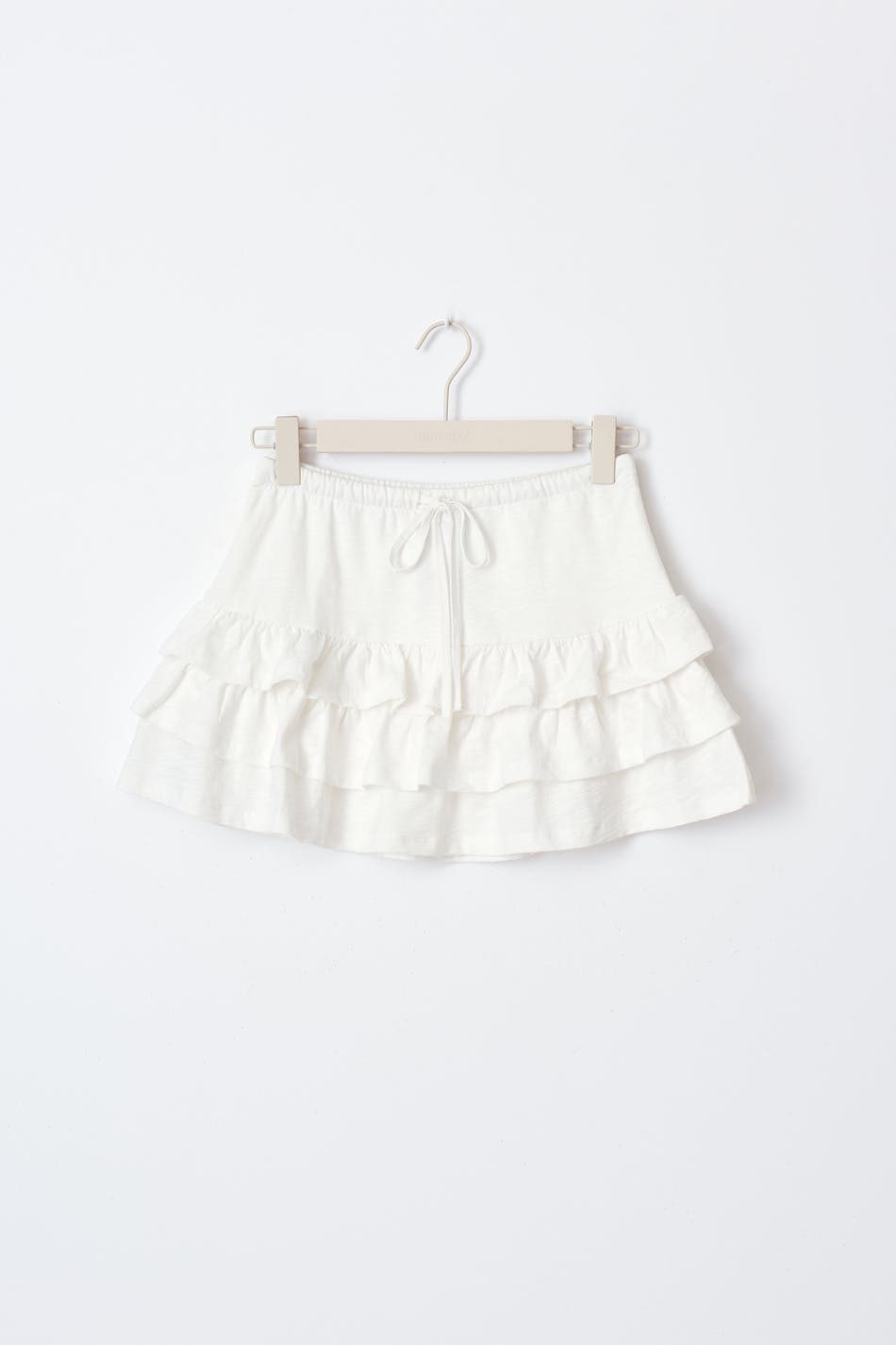 Mini frill skirt - Blanc cassé