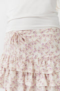 Mini frill skirt - Rose ditsy