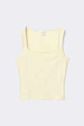 Square neck tank top - Nacreous clouds