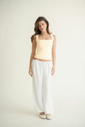 Square neck tank top - Afterglow