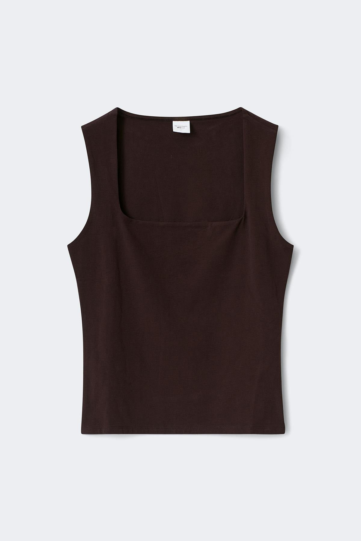 Square neck tank top - Nacreous clouds