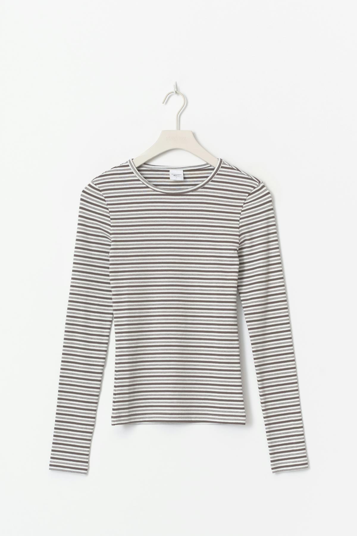 Basic long sleeve top - Shrinking violet