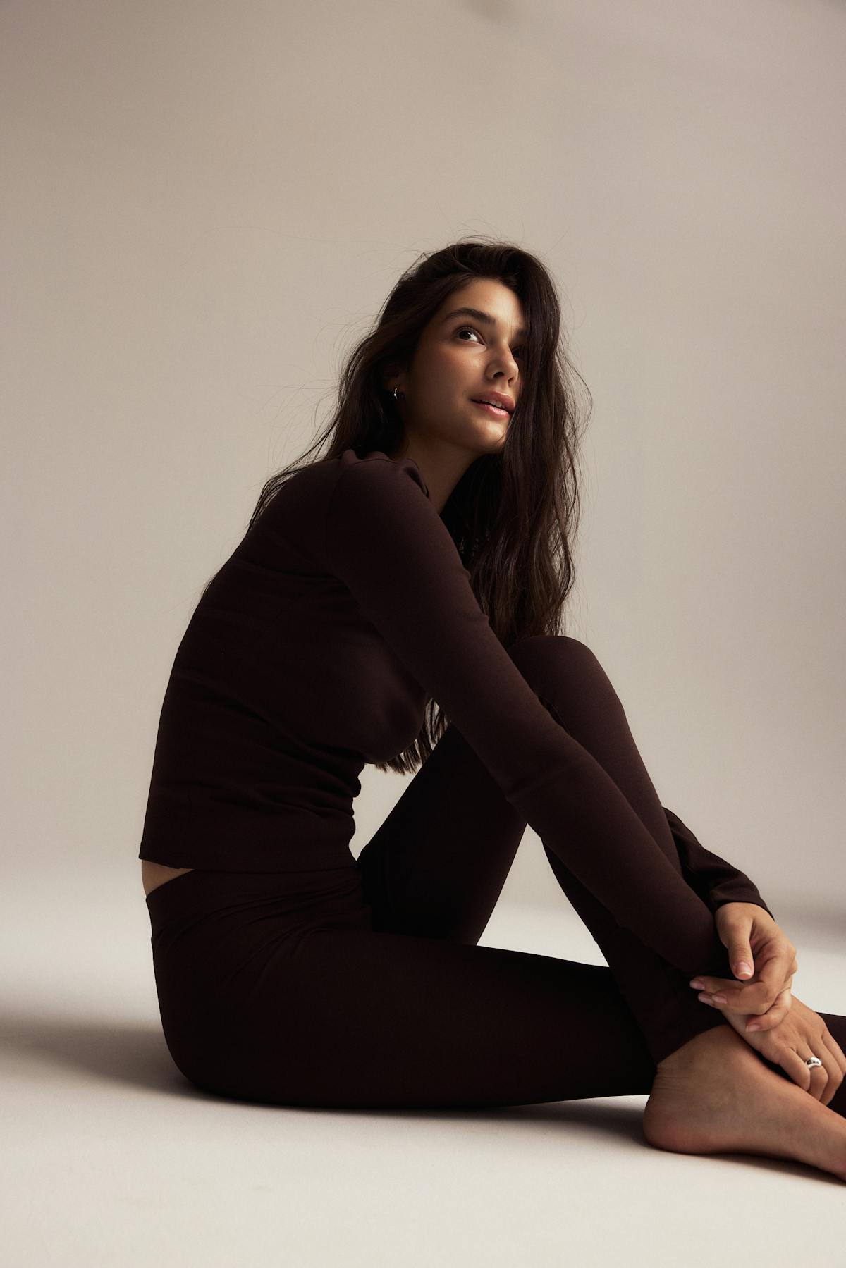 Basic long sleeve top - Rainy day
