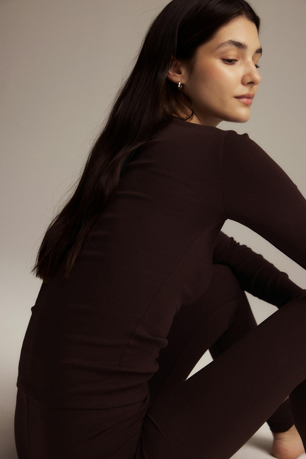 Basic long sleeve top - Rainy day
